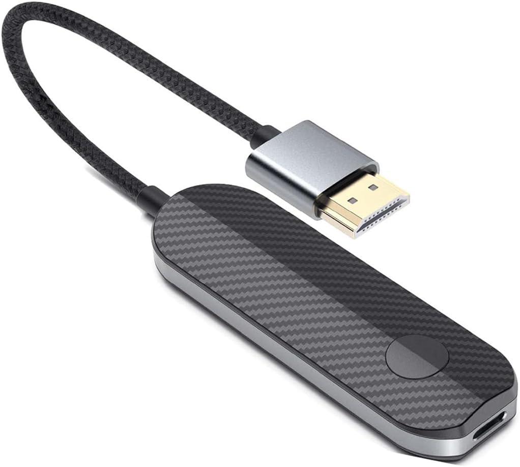 dibdib iOS Wireless HDMI Display Adapter (iOS only), Streaming Device for All iPhone Models to TV, HD Video and Audio Sync, Streaming Mirroring YouTube Tiktok to TV, Not Support Netflix