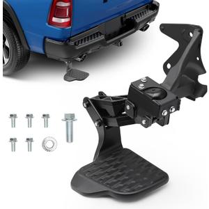Rear Bed Step,Retractable Bumper Tailgate Step for Dodge Ram 1500 2024 2025 2026 Truck Rear Bedsteps,Replaces 82216597AC