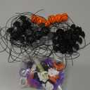 124 Pcs Halloween Party Favors Bulk - 50 LED Rings and 12 Light Up Necklaces with 62 Glow Sticks- Halloween Glow in the Dark Party Supplies Toy Gifts, Goodies Bag Fillers, Party Favors for Boys Girls