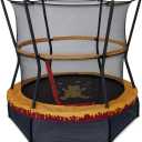 Skywalker Trampolines 60" No-Spring Design Mini Trampoline for Kids and Toddlers with Enclosure Net