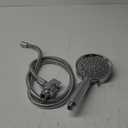 Handheld Shower Head Set, 6-Mode High Pressure Handheld Sprayer with 60 Inch Stainless Steel Shower Hose, High Flow Large Powerful Boosting Handheld Showerhead for Low Water Pressure, Chrome