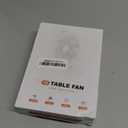 Small Desk Fan,Rechargeable USB Fan Battery Operated,Ultra Quiet, Strong Wind, 3 Speeds Travel Fans (Black)