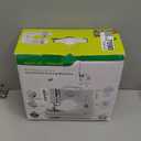 Sewing Machine for Beginners & Kids, Mini Portable Sewing Machines with 12 Built-in Stitch Patterns, 2-Speed Foot Pedal, Perfect for Teaching Daughter Granddaughter to Sew(Purple White)