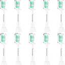 Aoremon Toothbrush Replacement Heads for Philips Sonicare - 10 Count Standard Toothbrush Heads Compatible with Phillips Sonicare Click-on Electric Toothbrush Handle, Medium Firm Dupont Bristles