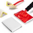 Paint Edge Trimmer, Corner Paint Edger Kit, 4 Inch Precision Edge Trimmer for Ceilings, Clean Cut Edge Painting Tool, Sturdy Paint Trimmer Edger with Reinforced Roller