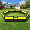 20Ft Gaga Ball Pit Inflatable with Built-in Blower Indoor & Outdoor Portable Game Court for Backyard, Camp, Family Fun