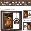 Dog Memorial Picture Frame - Dog Memorial Gifts for Loss of Dogs, Loss of Pet Sympathy Gift Remembrance Bereavement Passing Away Gifts in Memory of Dogs Photo Frame, 4x6