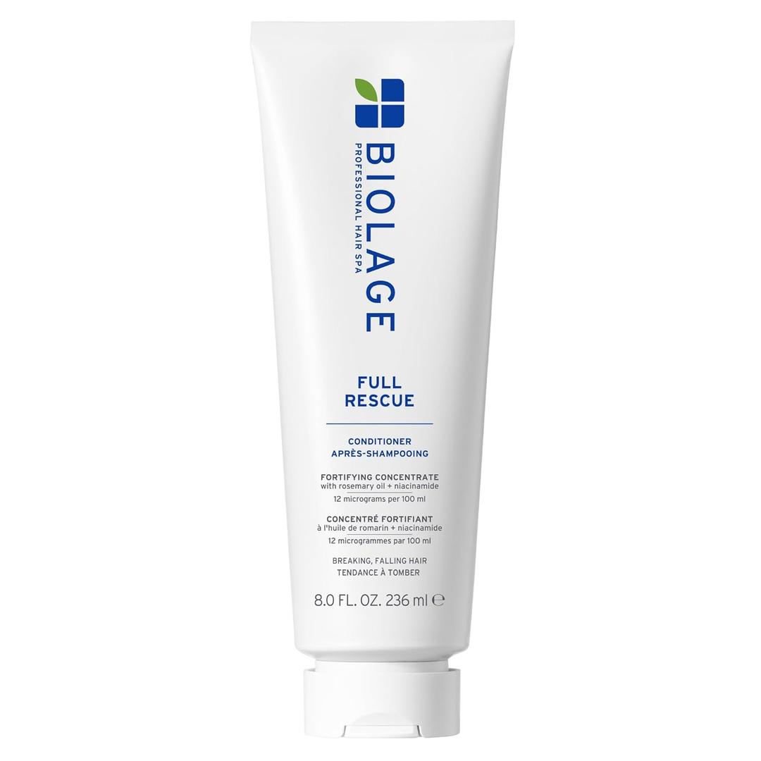 Biolage Full Rescue Conditioner - Fortifies & Strengthens for Stronger Hair, Longer Lengths in 4 weeks*, Instantly Fuller-Looking Hair, Rosemary Oil & Niacinamide, Vegan & Cruelty-Free (7.9 Fl Oz)