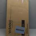 VASAGLE Coat Rack Freestanding, Coat Hanger Stand, Hall Tree with 2 Shelves, for Clothes, Hat, Bag, Industrial Style, Rustic Brown and Black URCR16BX