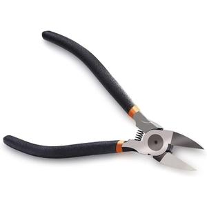 BOENFU 6 Inches Wire Cutters Heavy Duty Snips Flush Cut Side Cutters Pliers Metal Cutting Tool for Crafting, Floral, Artificial Flowers, Chicken Wire, Electrical, 1 Pack