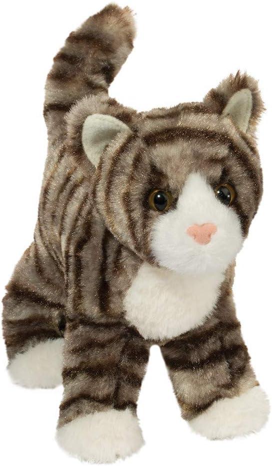 Douglas Zigby Gray Stripe Tabby Cat Plush Stuffed Animal