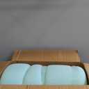 Serta ThermaGel Cooling, Pressure-Relieving Memory Foam Mattress Topper, 3 Inch, King,Blue