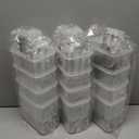 Mueller Airtight Storage Food Container Set with Lids – 12-Piece, Kitchen & Pantry Organization and Storage, Dishwasher, Freezer and Microwave Safe – 12 Labels, 4 Measuring Cups and Marker, White