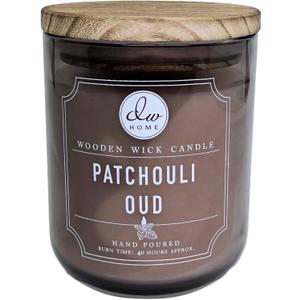 DW Home Patchouli Oud Scented Candle Wooden Wick