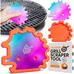 Bristle-Free Grill Scraper Gadget for Dads Who Like Grilling and Have Everything