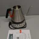 COSORI Gooseneck Electric Kettle with 5 Variable Presets, Pour Over & Coffee maker, 100% Stainless Steel Inner Lid & Bottom, 1200 Watt Quick Heating, 0.8L, Silver