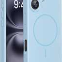 Miracase Compatible with iPhone 16 Case, [Soft Anti-Scratch Microfiber Lining], Compatible with MagSafe, Liquid Silicone Case Shockproof Drop Protection Phone Case for 16,Clove Purple