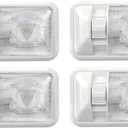 12 Volt LED RV LED Lights with ON/Off Switch - Daylight 6500K 3.5 W 400LM, Interior Lighting for RV Van Trailer Camper Boat - Pack of 4