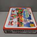 Christmas Train Set for Toddlers 2-4: Electric Toy Train with Light & Music, Toddler Toys for 1 2 3 Year Old Boy Girl, 6 Santa Finger Puppets, Track for Around Tree, Stacking Barns