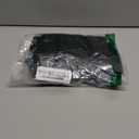 Medical Compression Thigh High Anti Embolism Stockings 15-20mmHg, for Edema, Varicose Veins, Swelling with Inspection Hole, Women & Men (Large, Black)