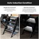 3 Pack Motion Sensor RV Step Lights, 10 LED Battery Operated Motorhome Motion Activated Light Strip, Magnetic Night Light Bar for Motorhome Travel, Trailers, Camper (White Light) (7.5)