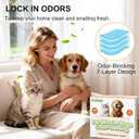 200 Counts Odor Sealing Dog Poop Bags With Handles for Large Dogs