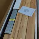 3.5ft H3.2ft W(3 Panels)Privacy Fence Screen,No-Dig Wood Outdoor Privacy Screen,Aluminum Post,Air Conditioner Fence,Pool Equipment Enclosure,Trash Can Enclosure,Privacy Fence Panels for patio/garden