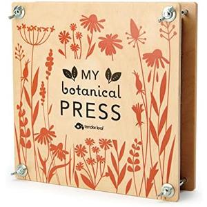 Tender Leaf Toys - My Botanical Press - 8.3 x 8.3 Inch 10 Layers Flower Press, DIY Dried and Preserved Flowers and Leaves, Plants Art & Crafts kit - Age 3+