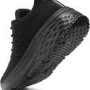AVW Womens Non Slip Work Shoes Water Resistant Walking Sneakers Food Service Chef Kitchen Shoes (8, Black)