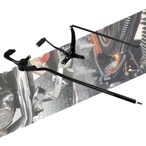 Motorcycle Forward Controls Set Pegs Lever Linkage Kit Fit for Harley Dyna Street Bob Super Glide Wide Glide Low Rider FXDL FXD FXDB FXDC 2006-2017