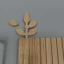 Free Drilling Bamboo Wall-Mounted Toilet Paper Holder Self-Adhesive or Screw Toilet Tissue Roll Holder for Bathroom and Kitchen