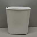 Automatic Motion Sensor Bathroom Trash Can with Lid, 2.6 Gallon Touchless Trash Bin, Smart Plastic Slim Garbage Can Small White Wastebasket for Toilet, Office, rv, Bedroom, Living Room