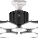 Motion Sensor Garage Light - 150W LED Garage Lights Motion Activated with PIR & Photocell Sensors,6 Adjustable Panels, for Attic Porch Stairway