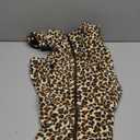 Dog Winter Coat for Large Medium Small Dogs, Warm Fleece High Collar Full Body Dog Jumpsuit Comfortable Onesie Apparel (Leopard, 2X-Large) (2XL(Reference Weight 23-33 lbs))