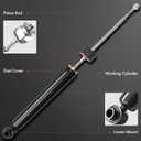 A-Premium Rear Pair (2) Shock Absorber Compatible with Jeep Cherokee 2014 2015 2016 2017 2018, Driver and Passenger Side