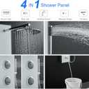 Shower head for long shower large shower head multiple