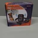 Pet Electric Dog Training Collar Anti Barking Collar 2 in 1 System, Dual Independent Automatically Switch System, Anti Barking Dog Training Device, Waterproof Rechargeable Dog Collar (Black)