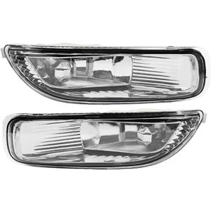 Front Bumper Fog Lights Pair Compatible with Corolla 2003 2004 Left & Right Halogen Fog Light Passenger & Driver Side 81220-02060 81210-02060