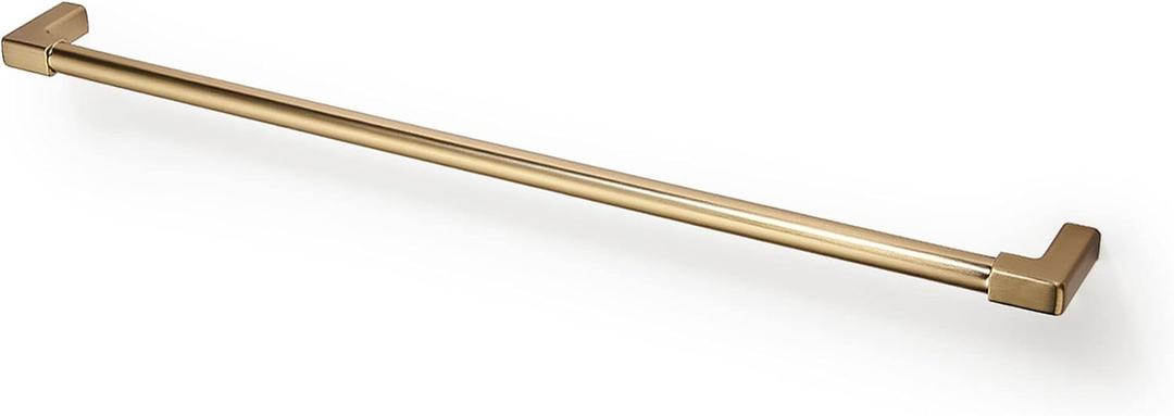 TUNNY 5 Pack Classic Solid Cabinet Handles-12.6"/320mm Screw Spacing Champagne Bronze Furniture Hardware Handles for Bathroom Dresser Kitchen Cabinets Bedroom Cabinet Pulls