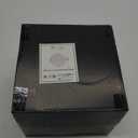 Morejoy 100pcs Plastic Plates - Disposable - 7.5 inch White and Rose Gold Dessert Plates for Weddings & Parties & Shower Modern