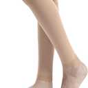 Compression Knee High Leg Socks Calf Sleeve 30-40 mmHg for Women Varicose Veins (Medium, Skin color (Sleeve))