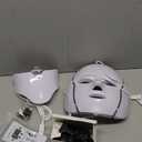 Red Light Photon Facial Mask with Remote Control, 7 Custom Modes with Infrared, Portable with Timer for Home Use