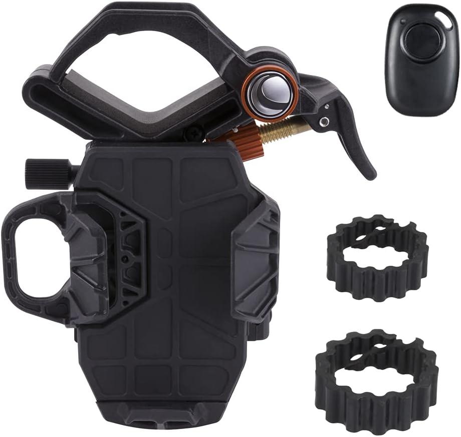 Celestron 81057 NexYZ DX 3-Axis Smartphone Adapter Kit with Bluetooth Shutter Remote - Capture Images and Video Through Your Telescope, Spotting Scope, Binoculars, Monocular and Microscope, Black