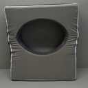 BBL Pillow After Surgery for Sleeping, High Density Foam Butt Pillow, Brazilian Butt Lift Pillow Post Surgery Recovery for Sleeping, BBL Chair with Hole (Dark Grey) 25,5 x 22 in