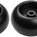753-04856A Deck Wheels Fit for Craftsman Mower - Deck Rollers Gauge Wheel for Craftsman HU Cub Cad JD Lawn Mower Tractor, Work with 54" 48" Deck, Replaces 133957 734-03058 (2 Pack)
