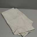 Decorelia Waterproof Faux Linen Tablecloth for Round Dining Table, Decorative Fabric Rustic Tablecloth Cover for Holiday, Banquet, Outdoor & Kitchen Table(60 Inch, Round (2-4 Seats), Ivory)