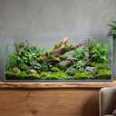 11.9 Gallon Rimless Low‑Profile Aquarium, Long Shallow Rimless Fish Tank