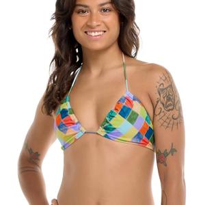 Body Glove Women's Standard Luana Halter Slider Triangle Bikini Top Swimsuit, Aloha Vibes, M Body Glove Women's Standard Luana Halter Slider Triangle Bikini Top Swimsuit, Aloha Vibes, M