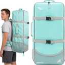 Quashley Portable Paddle Board Backpack Carry Bag, Stand Up Paddleboard SUP Storage & Travel Bag for Inflatable Paddle Boards - Compact Carrying Case 108L