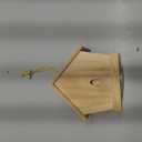 GRTRE 1 Pack Wood Carpenter Bee Trap for Outside - Best Bee Trap - Wood Boring Bee Trap- Nature Chalet Style Carpenter Bee Traps Outdoor Hanging - Insect Traps Removes Carpenter bee
